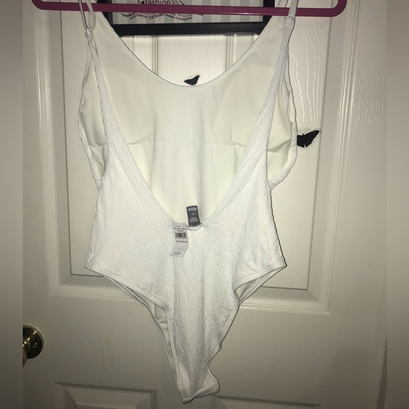 American Eagle white one piece swimsuit. Size M long regular. Bundle & save!! - Picture 3 of 3